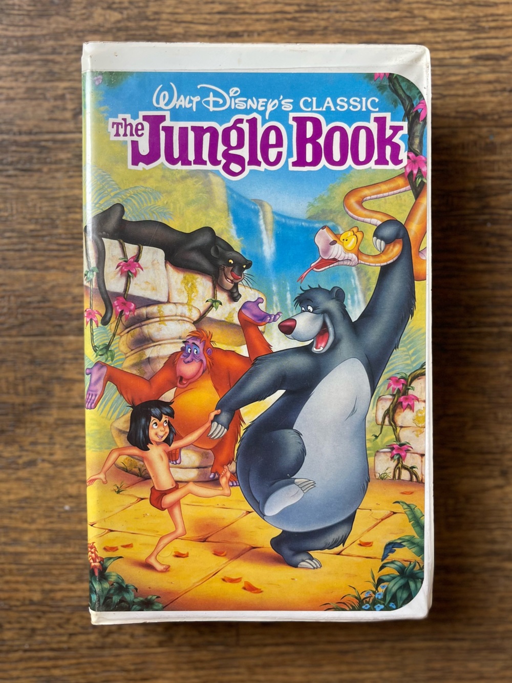 The Jungle Book VHS 1991 Walt Disney Classics #1225 Original Clamshell
